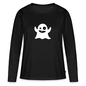 Ghost - Women's Premium Organic Long Sleeve Shirt - black - Front - Julia (174cm)