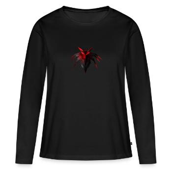 araignée - T-shirt manches longues Premium bio Femme - noir - Devant - Julia (174cm)