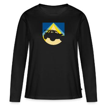 Voiture de sport Voiture de course - T-shirt manches longues Premium bio Femme - noir - Devant - Julia (174cm)