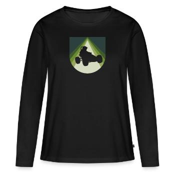 Autocross Racing Motorsport - Women's Premium Organic Long Sleeve Shirt - black - Front - Julia (174cm)
