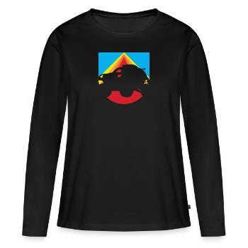 Voiture de course d’autocross - T-shirt manches longues Premium bio Femme - noir - Devant - Julia (174cm)