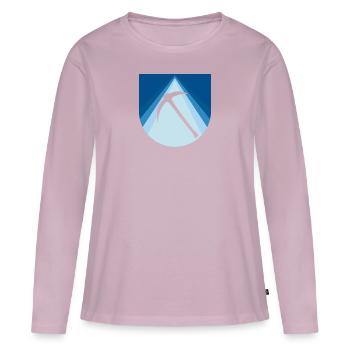 Mine Bergbau - Frauen Premium Bio Langarmshirt - Altrosa - Vorne - Julia (174cm)