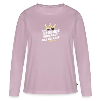 Legenden-Abschied Trainer Danke Coach Lustige - Frauen Premium Bio Langarmshirt - Altrosa - Vorne - Julia (174cm)