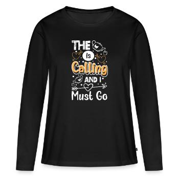Tea Drinker Tea Bags Green Tea Chamomile Tea - Women's Premium Organic Long Sleeve Shirt - black - Front - Julia (174cm)