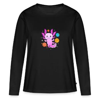 Pastel Gothic - Women's Premium Organic Long Sleeve Shirt - black - Front - Julia (174cm)