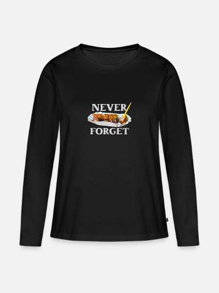 Curry Wurst Currywurst Sprüche Grillwurst Curry - Frauen Premium Bio Langarmshirt - Schwarz