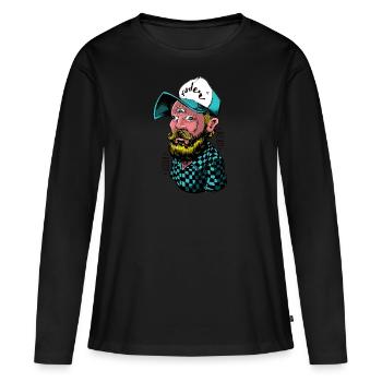 Web Designer - Frauen Premium Bio Langarmshirt - Schwarz - Vorne - Julia (174cm)