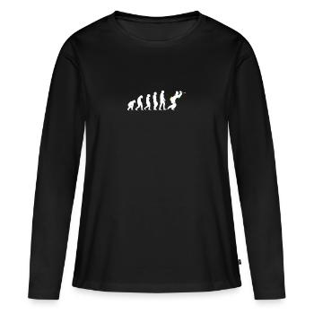 Gotcha Marqueurs Hopper Paintball champ - T-shirt manches longues Premium bio Femme - noir - Devant - Julia (174cm)