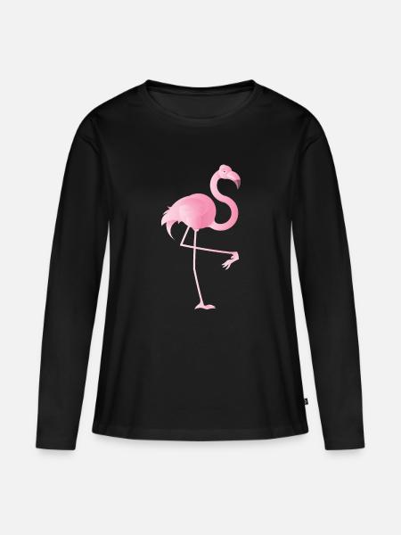flämisch - Frauen Premium Bio Langarmshirt - Schwarz