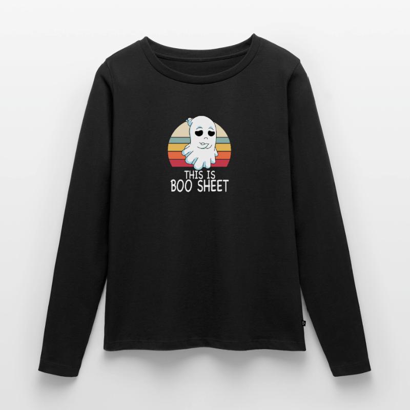 This Is Boo Sheet Women's Premium Organic Long Sleeve Shirt