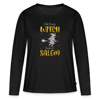 Hexerei Frauen Zauberei Wicca - Frauen Premium Bio Langarmshirt - Schwarz - Vorne - Julia (174cm)
