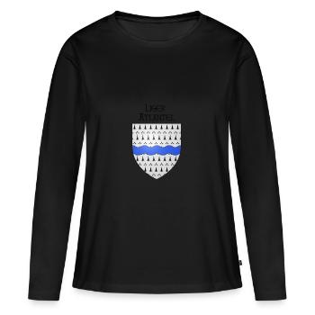 liger atlantel / loire atlantik - Frauen Premium Bio Langarmshirt - Schwarz - Vorne - Julia (174cm)