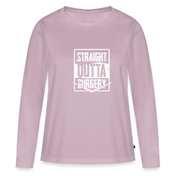 Surgeon doctor doctor medicine surgery gift - Women's Premium Organic Long Sleeve Shirt - dusky pink - Front - Julia (174cm)