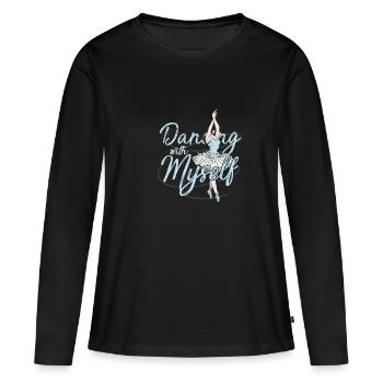 Ballett - Frauen Premium Bio Langarmshirt - Schwarz - Vorne - Julia (174cm)