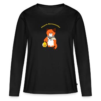 A sweet Ramadan guest - Women's Premium Organic Long Sleeve Shirt - black - Front - Julia (174cm)