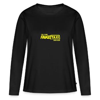 Fake Taxi Driver - Frauen Premium Bio Langarmshirt - Schwarz - Vorne - Julia (174cm)