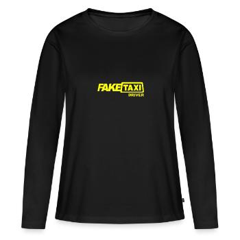 Fake Taxi Driver - Frauen Premium Bio Langarmshirt - Schwarz - Vorne - Julia (174cm)