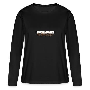 Littérature Cadeaux pour poésie & - T-shirt manches longues Premium bio Femme - noir - Devant - Julia (174cm)