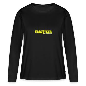 Fake Taxi Driver - Frauen Premium Bio Langarmshirt - Schwarz - Vorne - Julia (174cm)