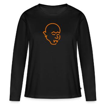 Vampire - T-shirt manches longues Premium bio Femme - noir - Devant - Julia (174cm)