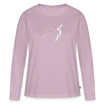 Tanz Art Illusion Tanzen - Frauen Premium Bio Langarmshirt - Altrosa - Vorne - Julia (174cm)