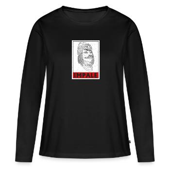 Transsilvanien Rumänien Vlad Tepes Balkan - Frauen Premium Bio Langarmshirt - Schwarz - Vorne - Julia (174cm)