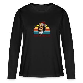 Dracula Vampir Vlad Tepes Rumänien Balkan - Frauen Premium Bio Langarmshirt - Schwarz - Vorne - Julia (174cm)