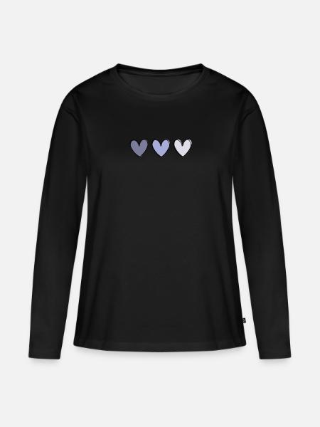 Cute. ♥ - Women's Premium Organic Long Sleeve Shirt - black