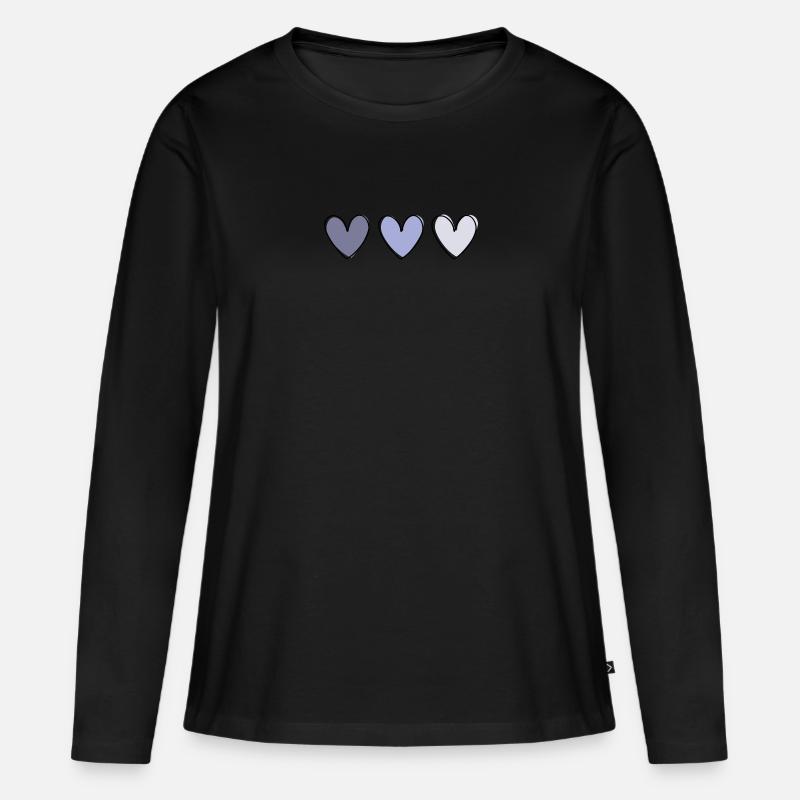 Cute. ♥ - Women's Premium Organic Long Sleeve Shirt - black