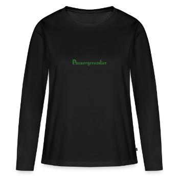 Panzergrenadier Soldaten Armee Truppengattung - Frauen Premium Bio Langarmshirt - Schwarz - Vorne - Julia (174cm)