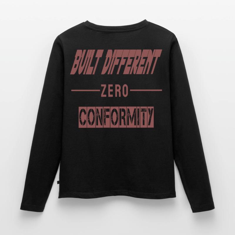 Construit différemment | Sweat à capuche Zero Conformity T-shirt manches longues Premium bio Femme