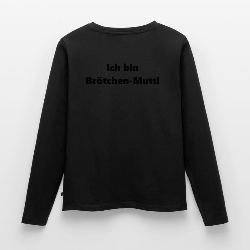 Broetchen-Mutti Pause Schule Mutter Frauen Premium Bio Langarmshirt