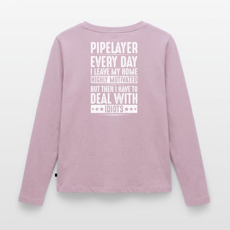 Pipeline Constructor Pipeline Construction Pipelayer Women's Premium Organic Long Sleeve Shirt