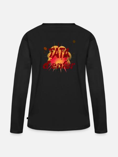 TATA D ENFER - T-shirt manches longues Premium bio Femme - noir