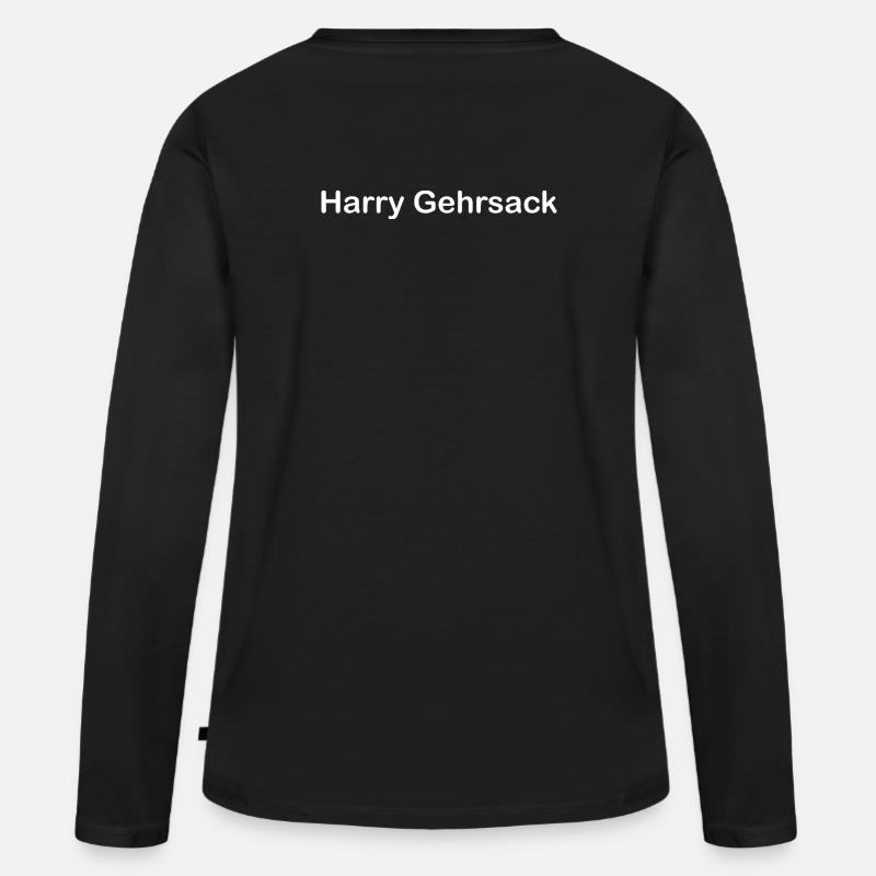 Harry Gehrsack - Frauen Premium Bio Langarmshirt - Schwarz