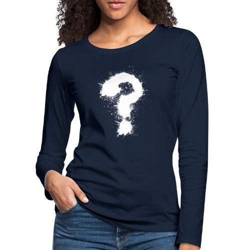 Fragezeichen - Frauen Premium Langarmshirt