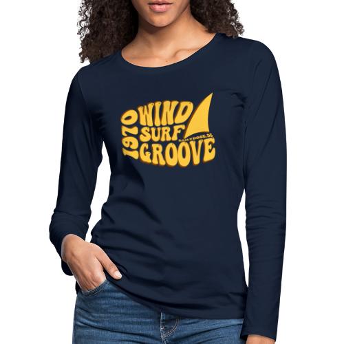 Windsurf Groove - Frauen Premium Langarmshirt