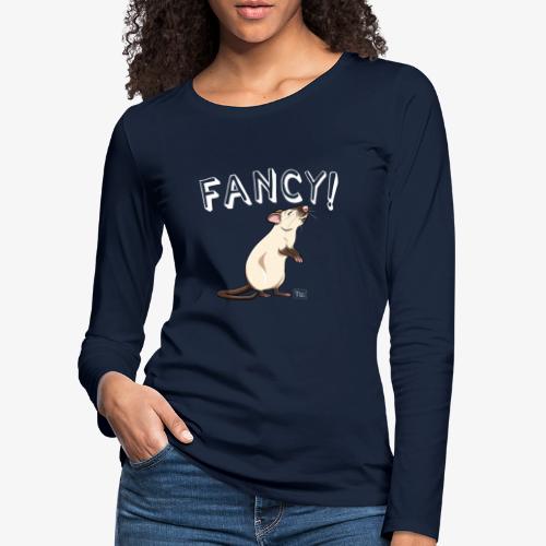 Fancy! Rat X - Naisten premium pitkähihainen t-paita