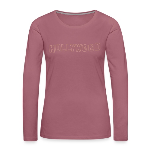 Hollyweed shirt - T-shirt manches longues Premium Femme