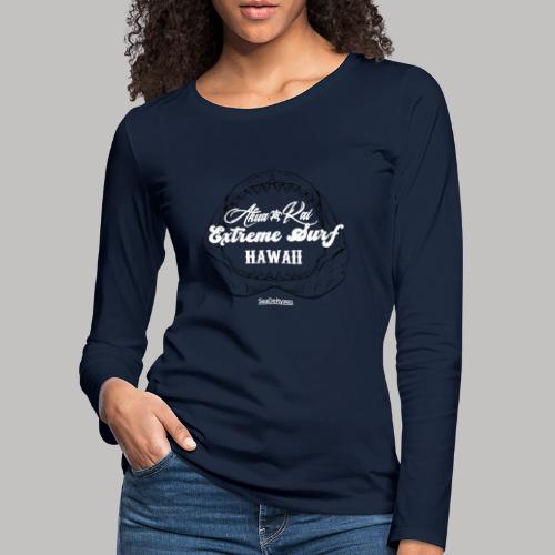 Extreme Surf - Design by AkuaKai - T-shirt manches longues Premium Femme