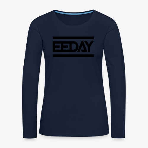 Exercise Everyday logo black - Vrouwen Premium shirt met lange mouwen