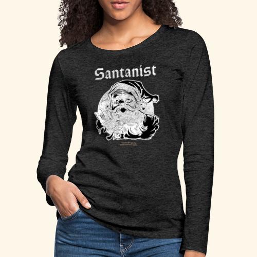 Ugly Christmas Santa Design Santanist - Frauen Premium Langarmshirt