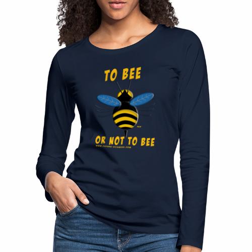 Bee Jaune - T-shirt manches longues Premium Femme