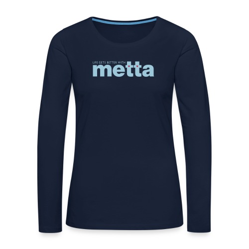 METTA_WHITE - Women's Premium Longsleeve Shirt