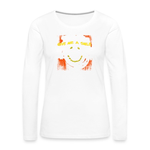 Give Me A Smile - Frauen Premium Langarmshirt