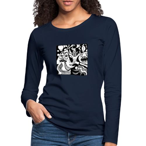 SquareFriend - T-shirt manches longues Premium Femme