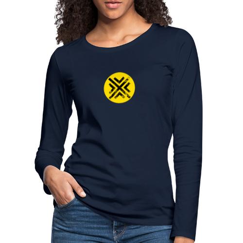 Símbolo Central - Camiseta de manga larga premium mujer