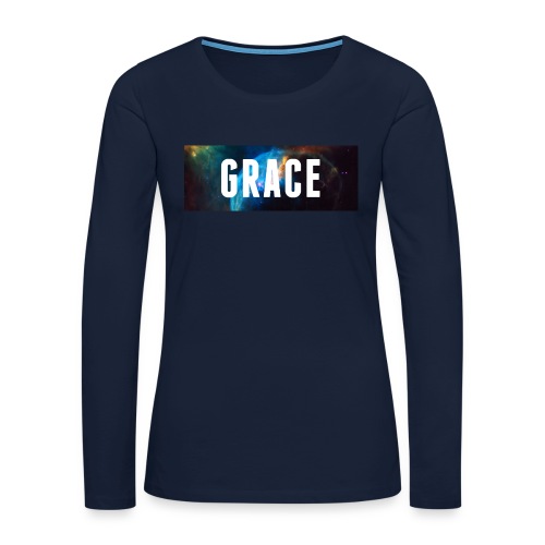 GRACE Galaxie - Frauen Premium Langarmshirt