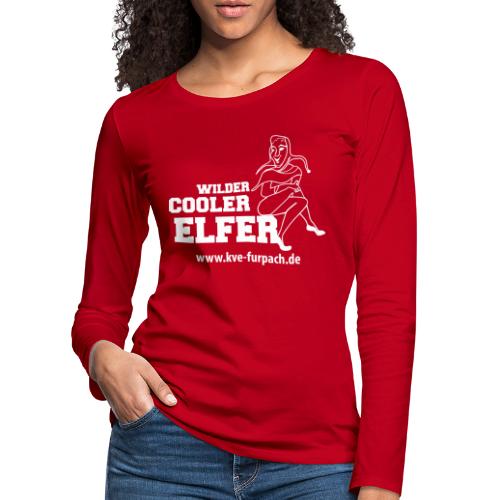 wilder-cooler-elfer-1 - Frauen Premium Langarmshirt