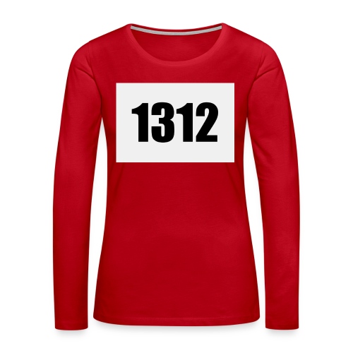 1312 - Långärmad premium-T-shirt dam
